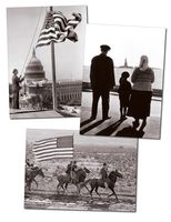 Avanti Historic America Blank Notecards in Assorted Designs, It's a Grand Old Flag, 10-Count
