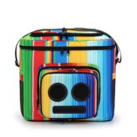 The #1 Cooler with Speakers & Subwoofer (Bluetooth, 20-Watt) for Parties/Festivals/Boat/Beach. Rechargeable Speaker Cooler, Works with iPhone & Android (Rainbow, 2020 Edition)