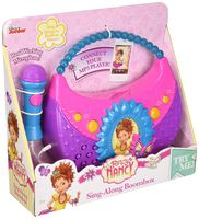 eKids Fancy Nancy Sing Along Boombox with Real Working Microphone Built in Music and Can Connect to MP3 Player