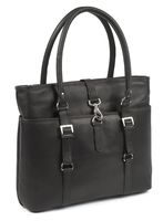 Claire Chase Ladies Computer Handbag, Black, One Size