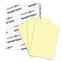 Springhill Colored Paper, Heavy Paper, Canary Paper, 24/60lb, 89gsm, Legal, 8.5 x 14, 1 Ream / 500 Sheets - Opaque, Thick Paper (024031R)