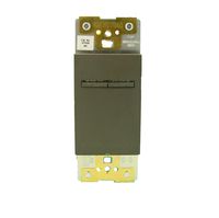 Leviton ATH08-1LG, Acenti 8A-120VAC Fluorescent Dimmer for Hi-Lume Or Eco-10 Ballasts, Single-Pole, 3-Way or More Applications, Slate