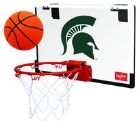 NCAA Michigan State Spartans 00673038111NCAA Game On Polycarbonate Hoop Set (All Team Options), Green, Youth