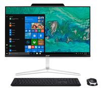 Acer Aspire Z24-890-UA91 AIO Desktop, 23.8 inches Full HD, 9th Gen Intel Core i5-9400T, 12GB DDR4, 512GB SSD, 802.11ac Wifi, USB 3.1 Type C, Wireless Keyboard and Mouse, Windows 10 Home, Silver