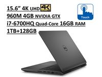 Dell Inspiron 7000 i7559 15.6' UHD (3840x2160) 4K TouchScreen Gaming Laptop: Intel Quad-Core i7-6700HQ | 16GB RAM | NVIDIA GTX 960M 4GB | 1TB + 128GB SSD | Backlit | Windows 10 (Renewed)