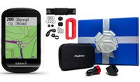 Garmin Edge 530 (Sensor Bundle, Red Case) Gift Box Bundle | +PlayBetter Silicone Case, HD Screen Protectors, Adapters & Protective Hard Case | 2019 Version | GPS Bike Computer