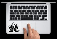Zen Flower Symbol Keypad Iphone Ipad Macbook Decal Skin Sticker Laptop