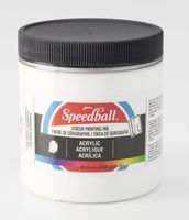Speedball 004620 Acrylic Screen Printing Ink, 237ml, 8 Fl. oz, White