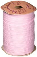 Berwick Offray Matte Pink Raffia Ribbon, 1/4'' Wide, 100 Yards