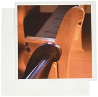 3dRose Arizona, Tucson, Pews in Jewish Synagaogue - US03 DWE0003 - David H. Wells - Greeting Cards, 6 x 6 inches, set of 12 (gc_87894_2)