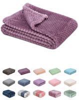 Fuzzy Blanket or Fluffy Blanket for Baby Girl or boy, Soft Warm Cozy Coral Fleece Toddler, Infant or Newborn Receiving Blanket for Crib, Stroller, Travel, Decorative (28Wx40L, XS-Burgundy)