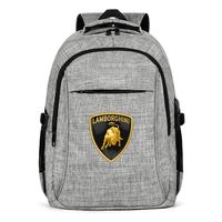 Anti Theft Travel Laptop Backpack with USB Charging Port Student Business Bag for Women Men Fits 15.6 Inch Laptop Grey