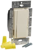 Lutron DVSC-600P-BI Diva 600W Single Pole Dimmer Biscuit