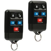Key Fob Keyless Entry Remote Shell Case & Pad fits Ford Winstar Freestar Expedition, Set of 2