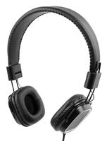 DURAGADGET Premium Padded Black Headphones with Microphone - Compatible with The Acer Chromebook 15 (CB5-571-C1DZ)|Chromebook CB3-131-C3SZ|Chromebook R11|Chromebook R11 CB5-132T|Chromebook R13