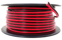 GS Power 22 AWG (American Wire Gauge) Pure Copper Wire 100 Feet Red Black Bonded Zip Cord Cable for Car Audio Stereo Low Voltage Automotive Harness Wiring Also in 50 & 200 ft Roll