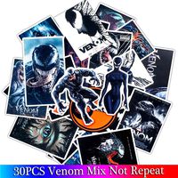 30PCS Pack 2019 New Marvel Stickers Set Venom Stickers for Kids Luggage Skateboard Laptop Graffiti Funny Sticker Anime Stickers