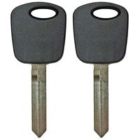 qualitykeylessplus Two Replacement Transponder Chip Keys H73PT for Ford Vehicles with Free KEYTAG