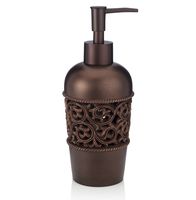 Essentra Home Bronze Liquid Soap Dispenser for Bathroom, Bedroom or Kitchen. Also Great for Hand Lotion and Essential Oils.