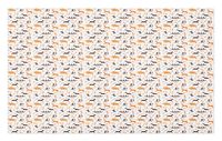 GugeABCmat Custom Floor Mat,Triangular Motifs Continuing Pattern,Kitchen Living Room Floor Mat Rug 31" W X 20" L,Dark Violet Blue Pale Eggshell and Dimgray