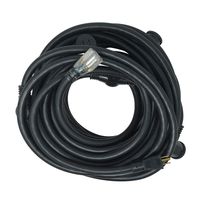 Southwire 65039101 12/3 50-Ft. Generator Power Cord, Black
