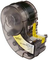 Brady XC-1000-595-GN-WT IDXPERT & LABXPERT Labels  B-595 Indoor/Outdoor Vinyl Film White on Green, Printable Area: 19.000" W x 1.000" H  1 roll (30ft.)/Cartridge