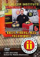 Installer Institute Training DVD 6 - Basic Fiberglass Techniques - 62 Min (INS-VIDEO6-N)