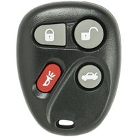 New Keyless Entry 4 Button Replacement Remote Car Key Fob for Select Lesabre, Park Avenue, DeVille, Seville, Eldorado, Aurora That Use FCC ID KOBUT1BT 25665574 25665575