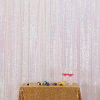 Iridescent 8x8FT PartyDelight Sequin Backdrop Photography and Photo Booth ...