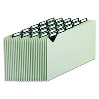 Pendaflex MTN1025 Steel Top Tab Recycled Guides, Alpha, 1/5 Tab, Pressboard, Legal (Set of 25)