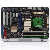 Meffort Inc 17 17.3 Inch Laptop Notebook Skin Sticker Cover Art Decal (Free Wrist pad) - PC Board