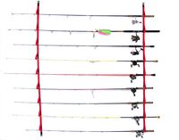 Campingandkayaking Overhead or Wall Rod Storage System. Two Sizes to Choose from. 4ft Has 6 Rod Positions, 6 Ft Has 9 Rod Positions. (6 ft - 9 Rod)