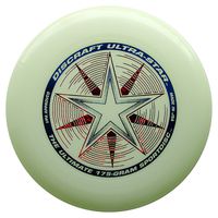 Discraft 175 gram Ultra Star Sport Disc, Nite Glo with Deluxe Packaging