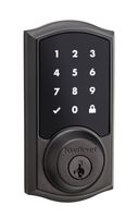 Kwikset 916 Z-Wave SmartCode Touchscreen Electronic Deadbolt, Featuring SmartKey in Venetian Bronze, Works with Alexa via SmartThings, Wink, or Iris - 99160-003