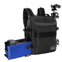 Rangeland Travel Carry-on Camera Backpack（Black） for Photographers for DSLR, Mirrorless Cameras, Laptop, Passport, Tripod, Lenses, Accessories and Personal Items