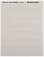 Brady LAT-51-361-1 0.75" Width x 1.5" Height, B-361B Self-Laminating Polyester, Matte Finish White/Translucent Laser Printable Label (Pack of 1000)