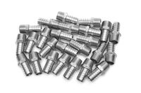 LTWFITTING Bar Production Stainless Steel 316 Barb Fitting Coupler/Connector 5/8" Hose ID x 1/2" Male NPT Air Fuel Water (Pack of 25)