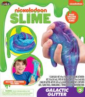 Cra-Z-Art 18826 Nickelodeon Cra-Z-Slime Galactic Glitter Medium Boxed Kit,Color as show