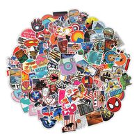 Flyzoo Vinyl Stickers-Waterproof Stickers for Laptop, Car, Luggage, Skateboard, Motorcycle, Bicycle Decal Graffiti Patches(100Pcs Stickers)