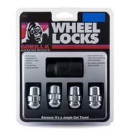 Gorilla Automotive Products 38431XL Ball Seat Wheel Lock Chrome Set of 4 (12mm x 1.50 Thread Size)
