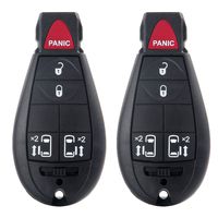 SCITOO Keyless Entry Remote Fob 2X 5 Buttons Replacement fit for 2008 Dodge Magnum Challenger SRT8/ 08-2010 Dodge Journey Charger/ 09-2012 Dodge Challenger M3N5WY783X IYZ-C01C
