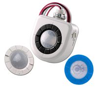 Leviton OSFHU-CAW Fixture Mounted, Interchangeable Adjustable Lenses, 120V/277V/347V, Cold Storage, PIR Occupancy Sensor, White