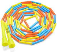 Beaded Jump Rope - Segmented Skipping Rope for Kids - Durable Outdoor Beads