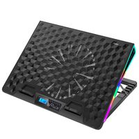 AICHESON RGB Laptop Cooling Cooler Pad for 17-20 Inch Notebook 1 Fan Heavy Coolers Pads, 2 USB Ports, AA2