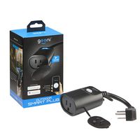 Geeni Indoor/Outdoor Smart Plug Weatherproof, 1 Socket -No Hub Wireless Remote Control and Timer -Works with Amazon Alexa, Google Assistant & Microsoft Cortana, Requires 2.4 GHz Wi-Fi, Black