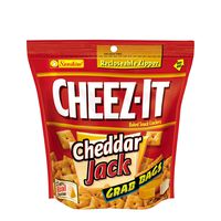 Cheez-It Baked Snack Cheese Crackers, Cheddar Jack, 6 Bags