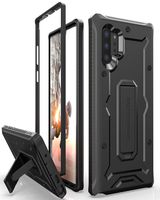 ArmadilloTek Vanguard Designed for Samsung Galaxy Note 10+Plus / Note 10 Plus 5G Case (2019 Release) Military Grade Full-Body Rugged with Kickstand Without Built-in Screen Protector - Black