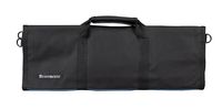 Messermeister 12-Pocket Heavy Duty Nylon Padded Knife Roll, Luggage Grade and Water Resistant, Black