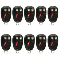 Car Key Fob Keyless Entry Remote fits 2003-2006 Chevy, GMC, Cadillac, Hummer, Pontiac, Saturn (LHJ011), Bulk Lot of 10
