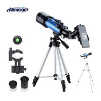 Aomekie Kids Telescope for Adults Astronomy Beginners 70mm Refractor Telescopes with Adjustable 51inch Tripod Phone Adapter Finderscope Erect-Image Diagonal and Moon Filter